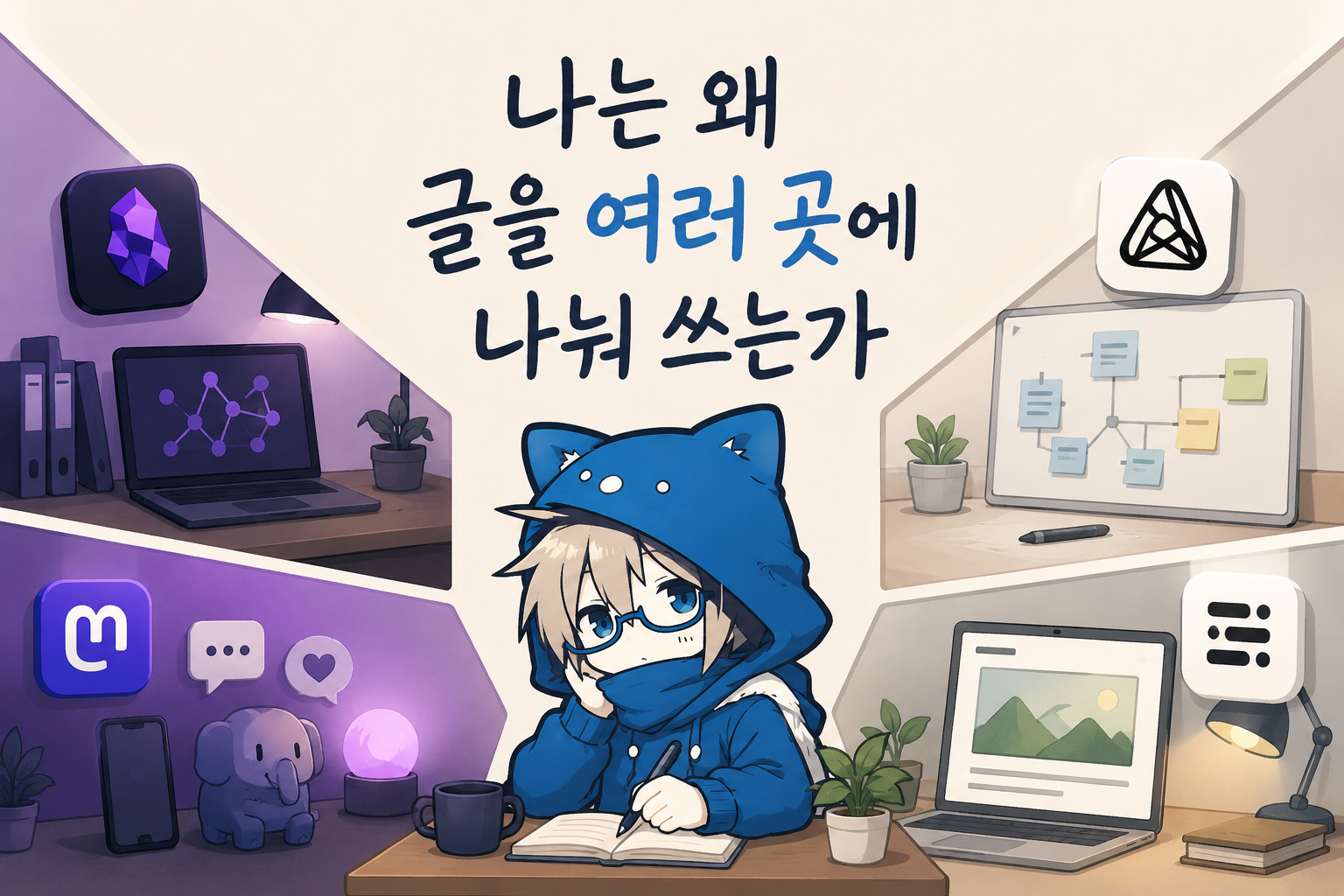 나는 왜 글을 여러 곳에 나눠 쓰는가