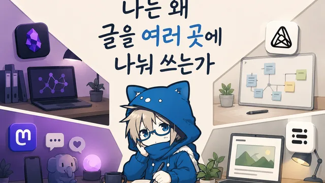 나는 왜 글을 여러 곳에 나눠 쓰는가